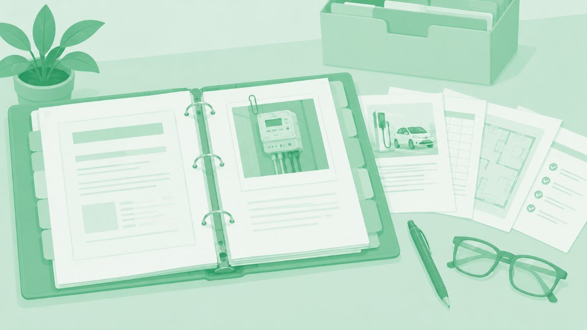 Illustration: The paperwork to keep for your apartment EV charger