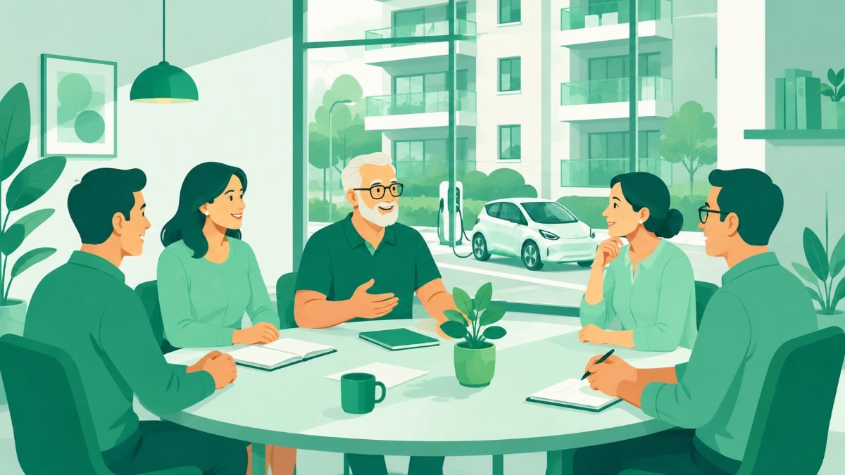 Illustration: 9 common objections to EV charging in societies — and honest answers