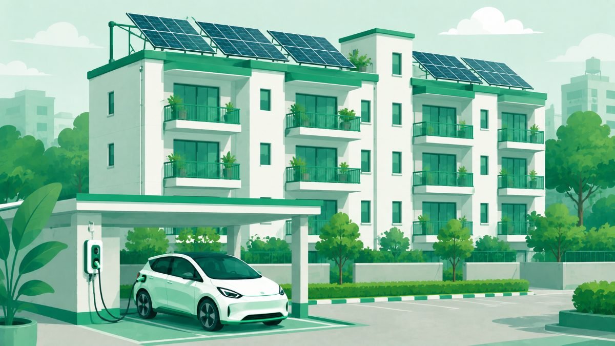 Illustration: Solar + EV charging in societies: what's realistic today